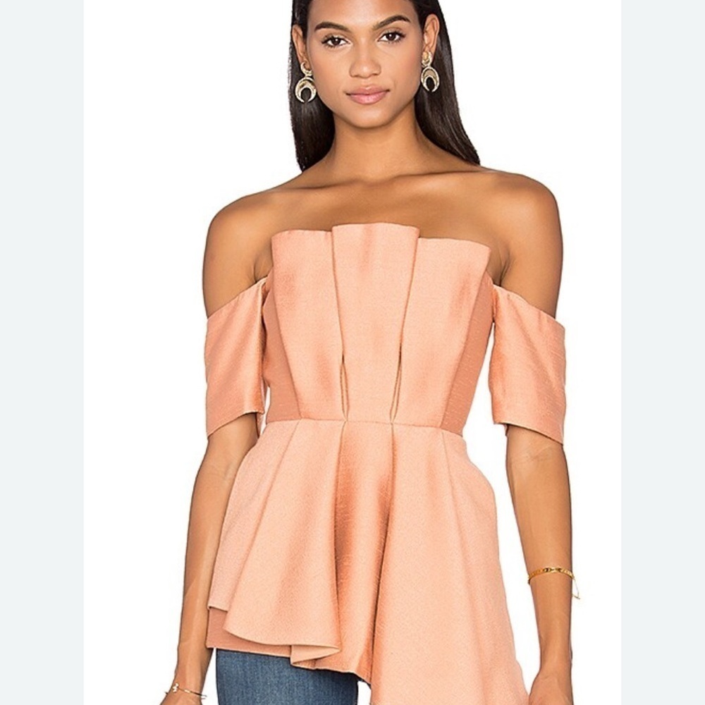 C/MEO Collective Peach Maxi Dress